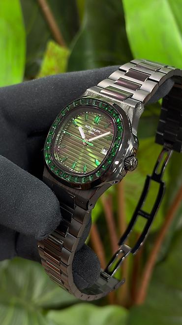 qaş daş: Yeni, Qol saatı, Patek Phillipe, rəng - Qara — 8