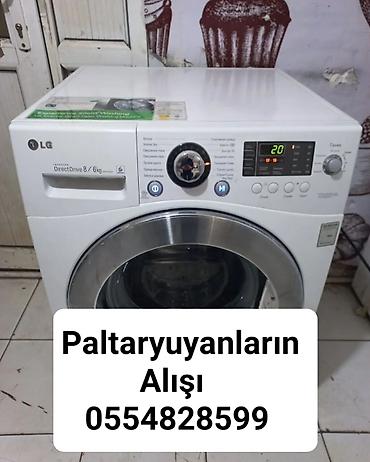 Paltaryuyan maşın 6 kq, İşlənmiş, Avtomat, Qurutma var, Pulsuz çatdırılma, Ödənişli çatdırılma
