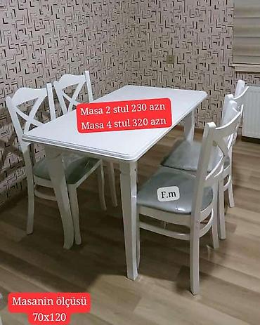 uşaq divanı: Mətbəx üçün, Yeni, Açılmayan, Dördbucaq masa, 4 stul — 1