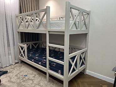 bunk bed: Деревянные Двухъярусные Кровати! Прочный каркас! Экологичный — 7