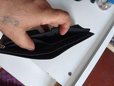 deri plas: Qara kişi pulqabısı deri baha qiymete alinib istifade olunmayib deye — 6