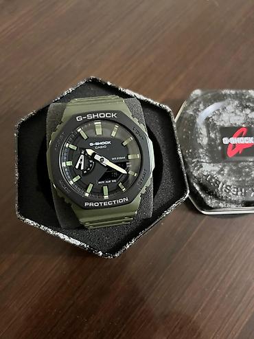 Наручные часы: CASIO G-SHOCK qol saatı - Model xətti: G-SHOCK (Casio) - Rəng: hərbi — 2