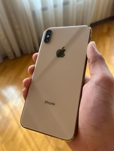 Apple iPhone: IPhone Xs Max, 256 GB, Qızılı, Simsiz şarj