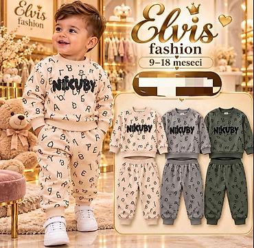 torba mona cijena: Dečiji komplet trenerke – Elvis Fashion (9–18 meseci) - Dvoje modela — 2