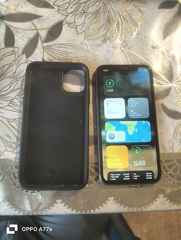 saatli telefon fiyatları: IPhone 11, Qara, Face ID — 2