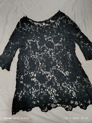 hugo boss košulje: M (EU 38), Cotton, Embroidery, Floral, Single-colored, color - Black