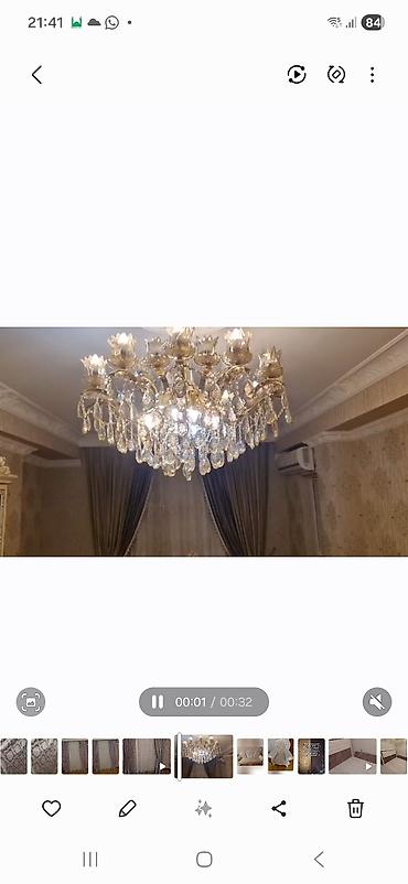 İşıqlandırma: Çılçıraq, 10 və daha çox lampa, Metal — 1