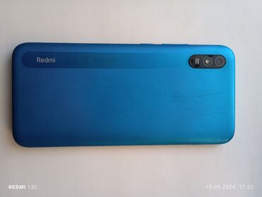 телефоны 1500: Xiaomi, Redmi 9A, Колдонулган, 32 GB, түсү - Көгүлтүр