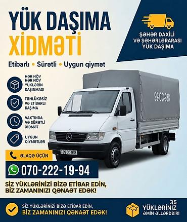 evdə masaj xidməti 2018: Yükdaşıma xidməti - Şəhərdaxili və şəhərlərarası yük daşınması - Hər — 2