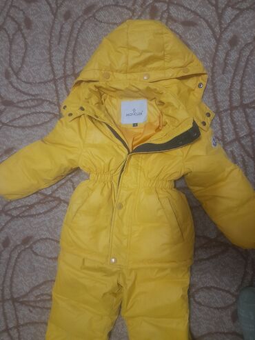 детская обувь на девочку зима: Комплект, цвет - Желтый, Б/у