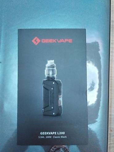 GeekVape L200 vape uređaj u boji Classic Black, sa rezervoarom od 5.5