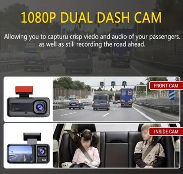 Videoreqistratorlar: Videoreqistratorlar, Yeni, Zərbə sensoru ilə, 128 gb, Çin, Ödənişli çatdırılma — 8