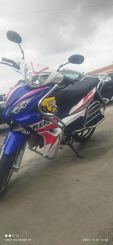 Mopedlər,skuterlər: Satılır 8 aydır almışam heç bir prablemi yoxdur 110 kubdur kuryerə — 9