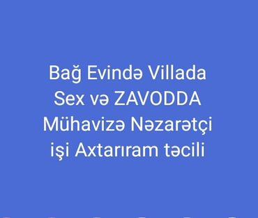 mühafizə: Salam hərbi xidmət də olmuşam Bağ Evinə Villada sex və Zavodda