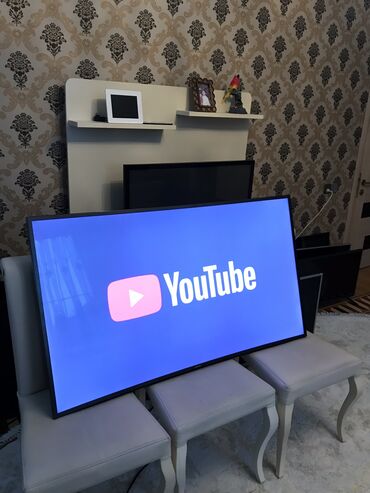 televizor hisense: 140 sm genis ekran 4 K UHD Smart Wi-Fili son model Turkiye brendi