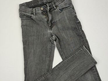 spódniczka jeansowe szara: Jeansy, M, stan - Dobry