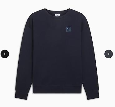 nike tech flecce: Женский комплект PUMA: свитшот + шорты, темно‑синий Оригинал 🇺🇸 На — 2