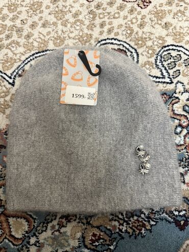 женские кружевные маски: Qadın qış papağı – Kari - Rəng: boz - Model: AS6112-2 (etiketdə) -