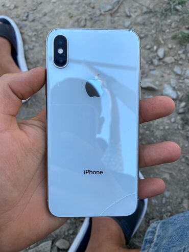 apple notebook: IPhone X, 64 ГБ, Белый, Гарантия