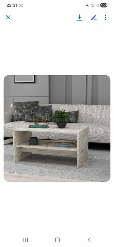 Stolovi: Apollon - White, Sapphire Oak White Sapphire Oak Coffee Table 100% — 6