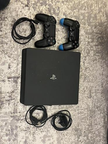ucuz tvler: PlayStation 4 Slim oyun konsolu paketi Məzmun: - PS4 Slim (qara rəng — 2