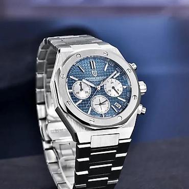 Ručni satovi: PAGANI DESIGN PD-1707 - 40mm - Plava- AP Royal Oak Homage Potpuno nov — 3