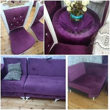 Kunc divan+pufik ve 5 stul 290 azn. Divan acilir ve bazalidir. Unvan lalafo.az -da Kunc divan+pufik ve 5 stul 290 azn. Divan acilir ve bazalidir. Unvan