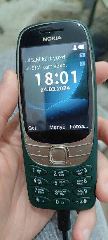 nokia 6310: Nokia 3310, 4 GB, rəng - Yaşıl, Düyməli