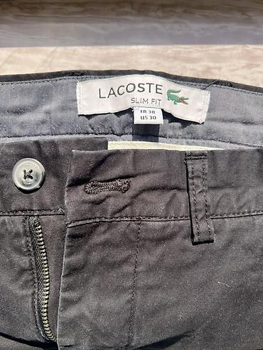 lacoste köynək: Lacoste orjinal kişi şalvarı – Slim Fit model - Ölçü: FR 38 / US 30 — 1