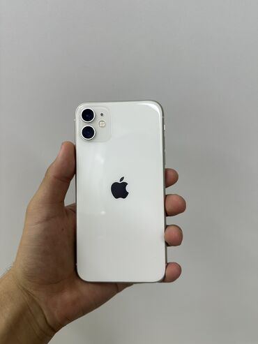 Apple iPhone: IPhone 11, Б/у, 128 ГБ, Белый, 71 %