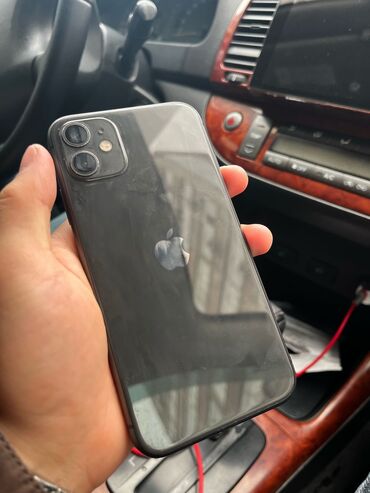 реплика айфон бишкек: IPhone 11, Колдонулган, 256 ГБ, Black Titanium, Заряддоочу түзүлүш, Коргоочу айнек, 78 %