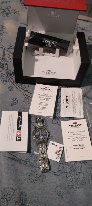 saat tissot 1853: İşlənmiş, Qol saatı, Tissot, rəng - Gümüşü