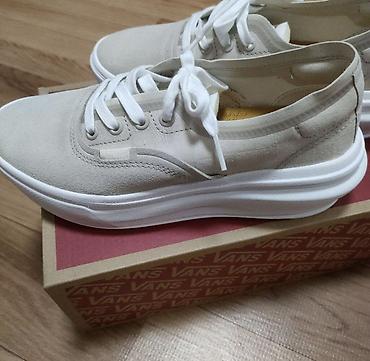 Кроссовки, 38.5, Vans, Новый, цвет - Бежевый, Самовывоз