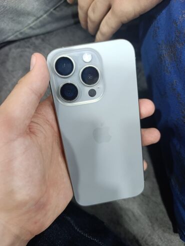 irşad iphone 13 pro qiymeti: IPhone 15 Pro, 128 GB, Gümüşü, Face ID