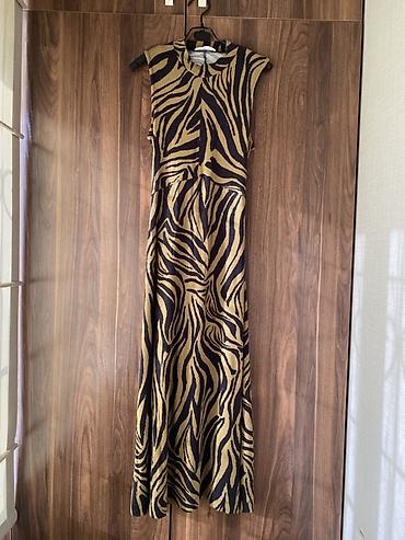 leopard 7: Повседневное платье, Осень-весна, Длинная модель, Трикотаж, XS — 5
