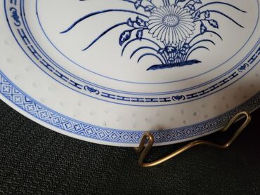 Ostalo posuđe: Oval pirincani porcelan,jing dezen iz 70ih.godina. Oval bez osteceja — 3