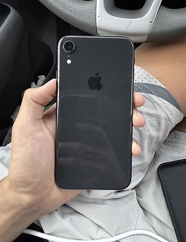 IPhone Xr, Б/у, 64 ГБ, Черный, Кабель, 76 %