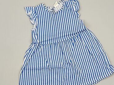sukienka w kolorze fuksji: Sukienka, H&M, 12-18 m, 80-86 cm, stan - Bardzo dobry