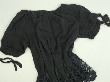 bluzki czarne mohito: Moda Italia, Tunika damska, rozmiar One size