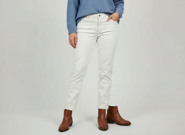dżinsy ze ściągaczem na dole: C&A, Jeans for women, size 3XL