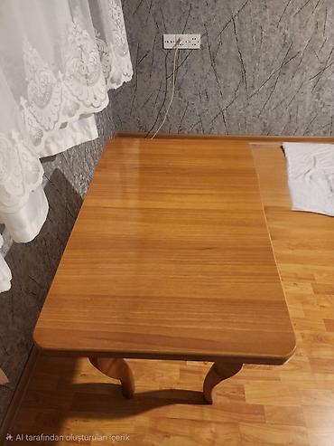təbii bal: Ağac yemək/çay masası - Material: tam ağac (taxta), laklı hamar səth — 2