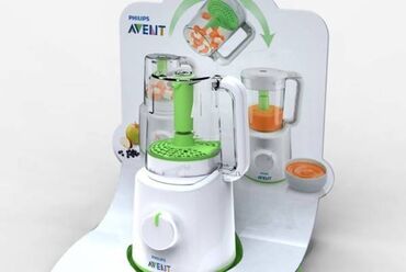 uşaqlar üçün termolasinlər: İlk yeməyə başlamaq üçün idealdır! Buxarlayıcı-blender "Philips Avent"