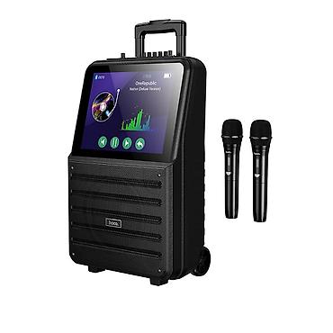 Динамики и колонки: 🔊 HOCO DS70 — мощная Bluetooth колонка с экраном и караоке 🎤 Доставка — 3