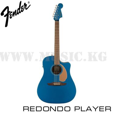 гитара 6 струн: Электроакустика fender redondo player belmont blue fender redondo
