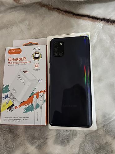 j4 samsung: Samsung Galaxy A31, 64 GB, rəng - Mavi, Face ID — 3