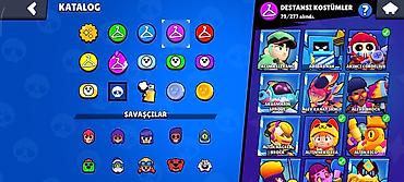 Искусство и коллекционирование: Brawl Stars oyun hesabı – yüksək səviyyəli kosmetik kolleksiya — 4