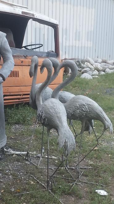 Другой декор и предметы интерьера: Садово-парковые скульптуры и декоративные фигуры на заказ. - Лебеди — 10