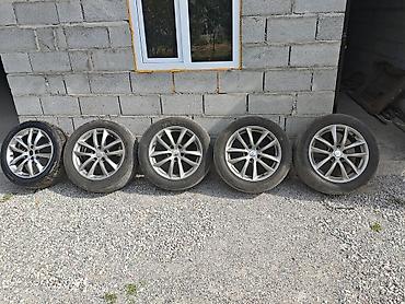 Унаа: Дөңгөлөктөр монтажда 225 / 55 / R 17, Жай, Колдонулган, Комплект, Жеңил унаалар, Куйма, тешиктери - 5 — 6