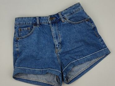 woskowane jeansy z wysokim stanem: Bershka, Szorty damskie, rozmiar M
