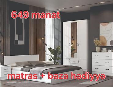 isiqli termo: 2 təknəfərlik çarpayı, 2 tumba, Tumba, Dolab, Türkiyə, Yeni — 5